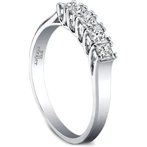 Jeff Cooper Lattice Collection Princess Cut Wedding Band