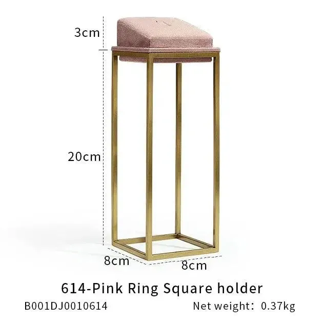 Jewelry Shop Display - Pink Necklace Holder & Earring Organizer