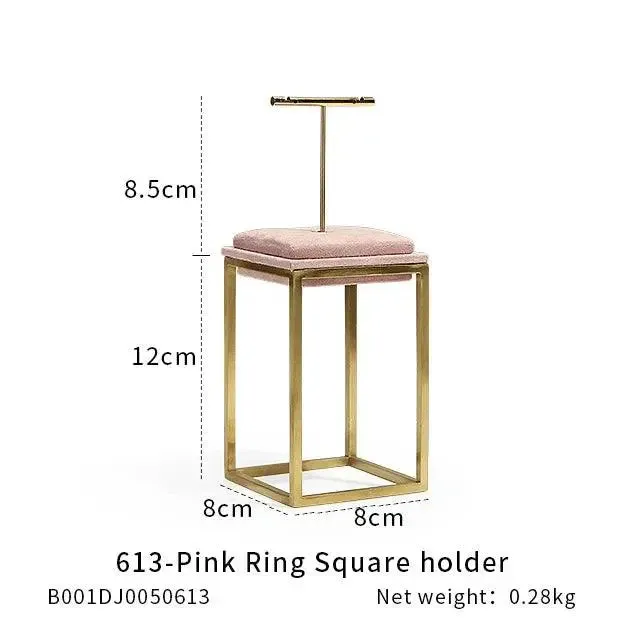Jewelry Shop Display - Pink Necklace Holder & Earring Organizer