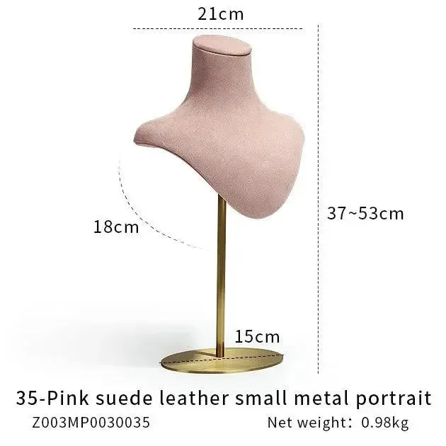 Jewelry Shop Display - Pink Necklace Holder & Earring Organizer
