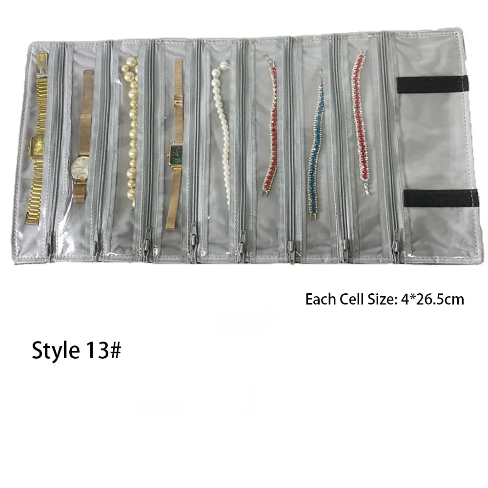 Jewelry Travel Rolls Accessories Organizer Storage Jewelry Display Multipurpose