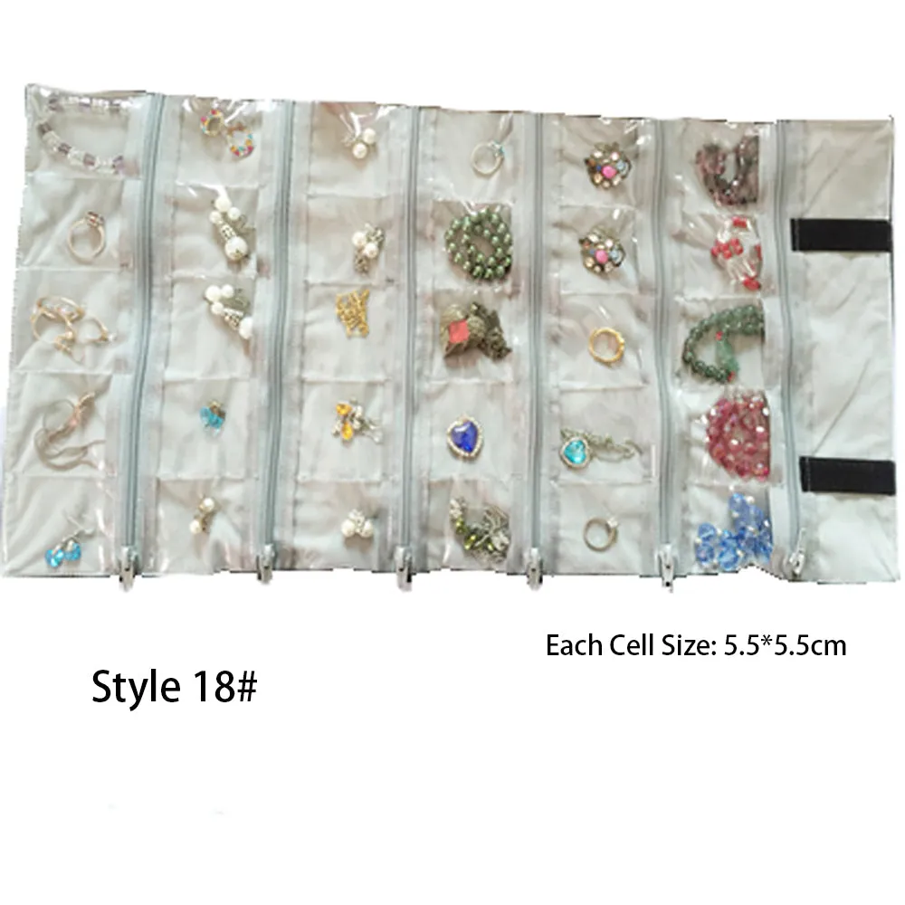 Jewelry Travel Rolls Accessories Organizer Storage Jewelry Display Multipurpose