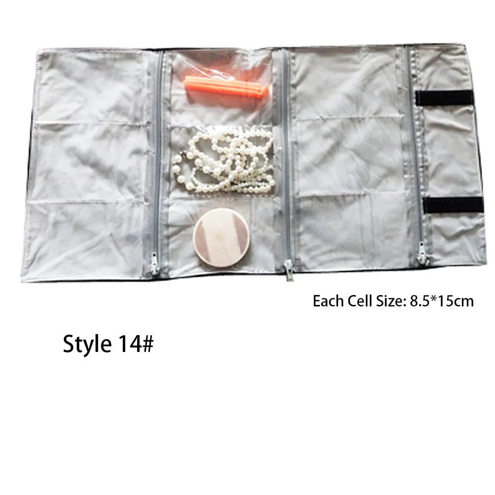 Jewelry Travel Rolls Accessories Organizer Storage Jewelry Display Multipurpose