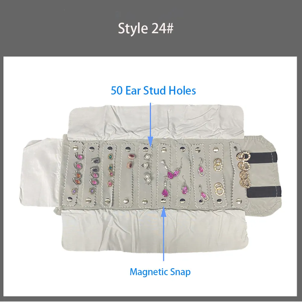 Jewelry Travel Rolls Accessories Organizer Storage Jewelry Display Multipurpose