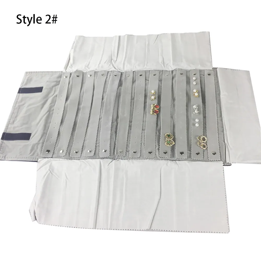 Jewelry Travel Rolls Accessories Organizer Storage Jewelry Display Multipurpose