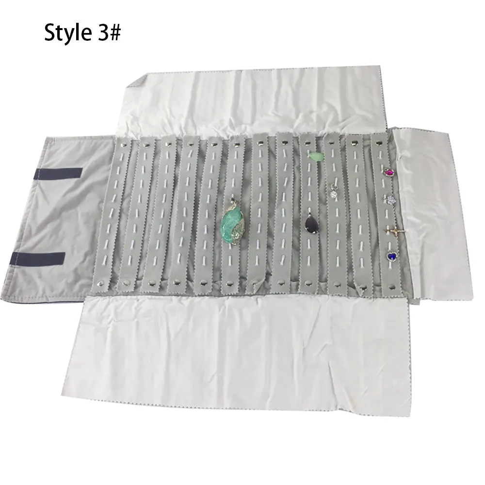 Jewelry Travel Rolls Accessories Organizer Storage Jewelry Display Multipurpose