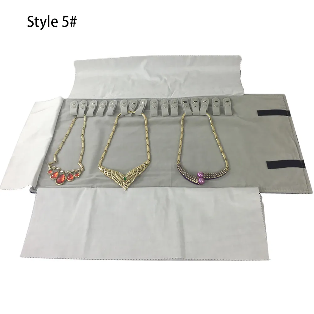 Jewelry Travel Rolls Accessories Organizer Storage Jewelry Display Multipurpose