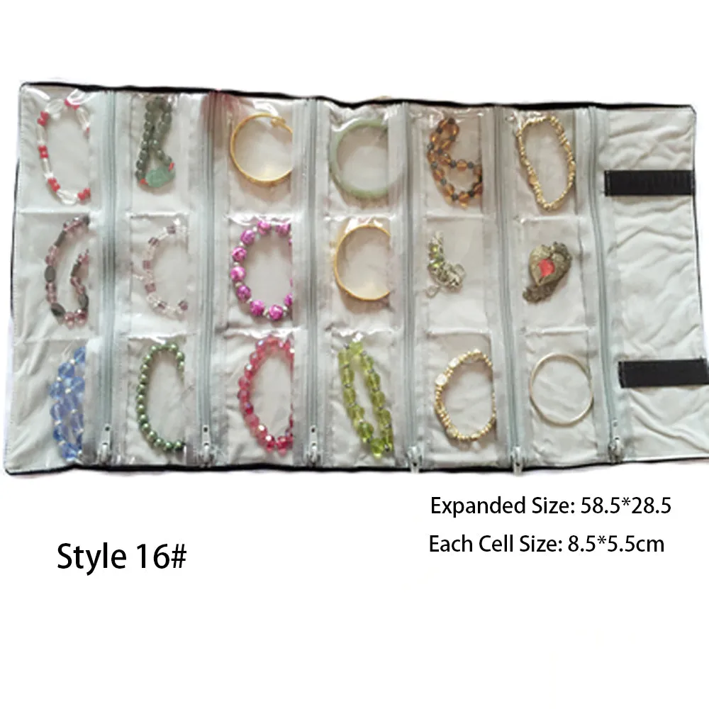 Jewelry Travel Rolls Accessories Organizer Storage Jewelry Display Multipurpose