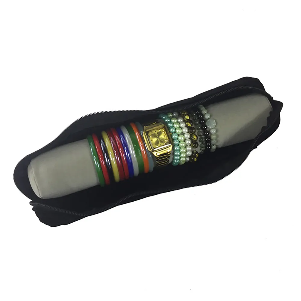 Jewelry Travel Rolls Accessories Organizer Storage Jewelry Display Multipurpose