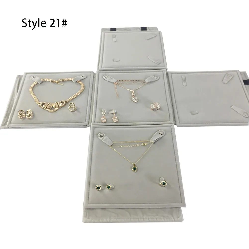 Jewelry Travel Rolls Accessories Organizer Storage Jewelry Display Multipurpose