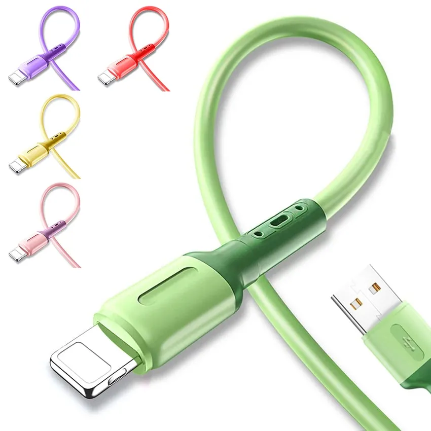 Kabel Lightning do iPhone, iPad - Kolorowy - 1 Metr