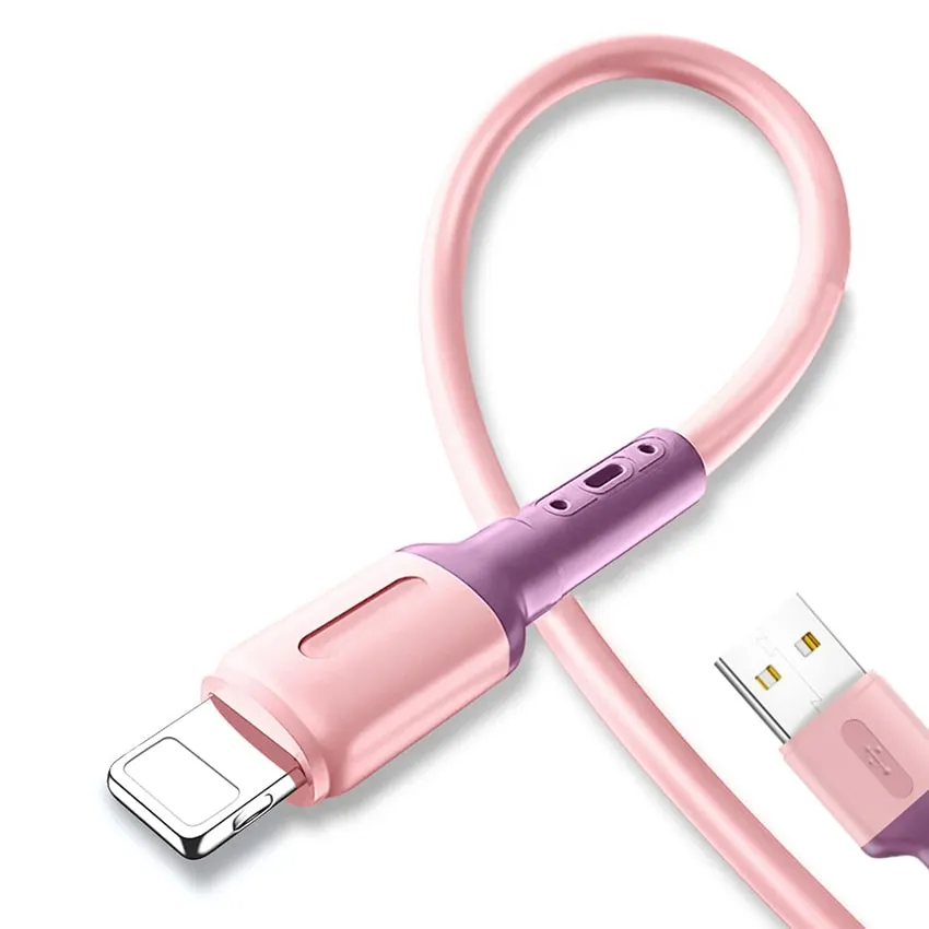 Kabel Lightning do iPhone, iPad - Kolorowy - 1 Metr