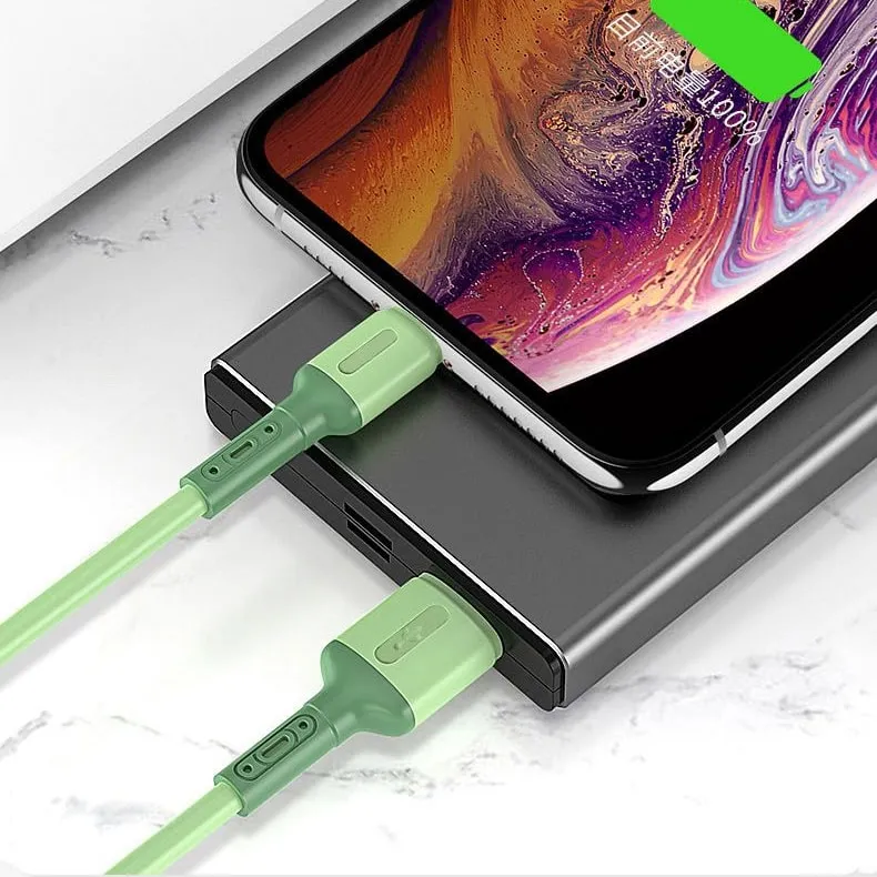 Kabel Lightning do iPhone, iPad - Kolorowy - 1 Metr