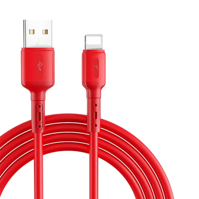Kabel Lightning do iPhone, iPad - Kolorowy - 1 Metr