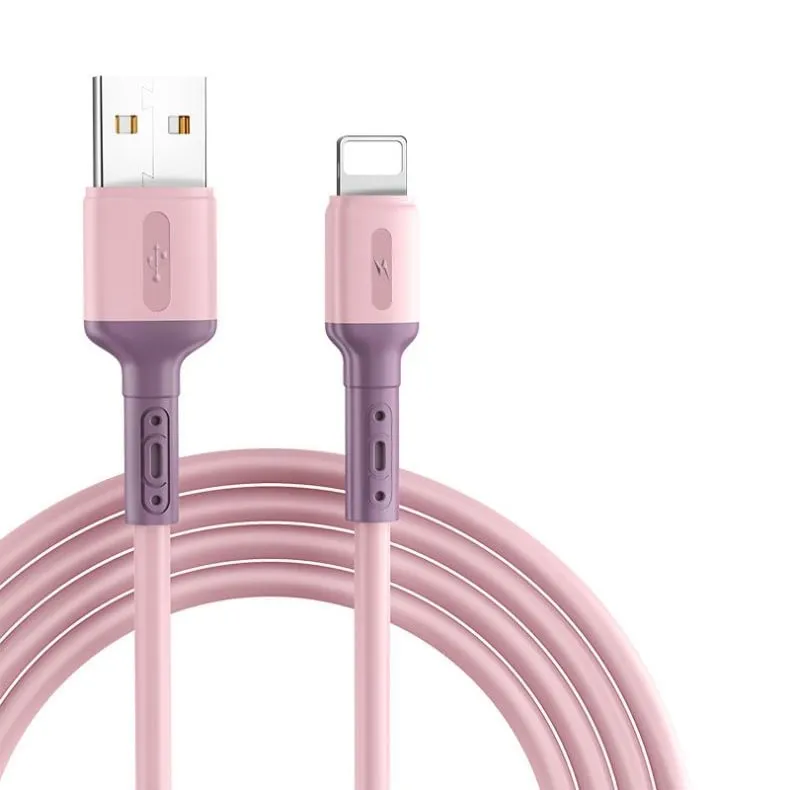 Kabel Lightning do iPhone, iPad - Kolorowy - 1 Metr