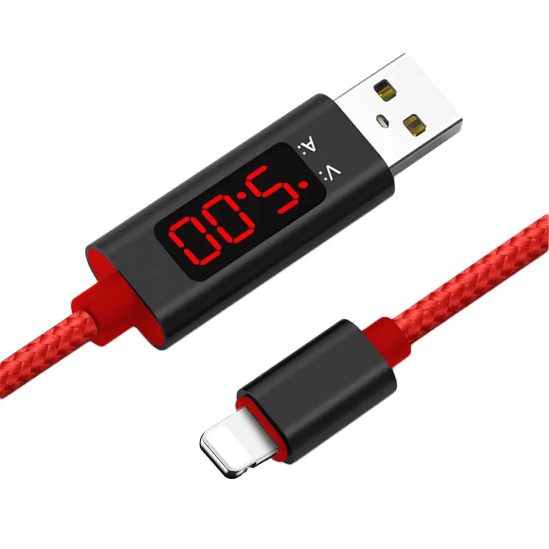 Kabel z Miernikiem Napięcia, Wzmacniany Oplotem