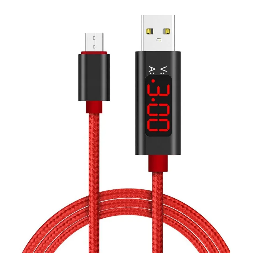 Kabel z Miernikiem Napięcia, Wzmacniany Oplotem