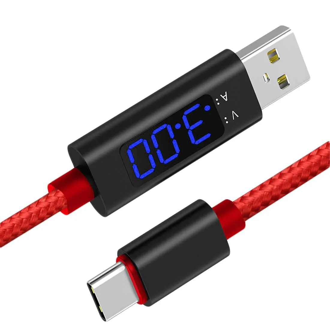 Kabel z Miernikiem Napięcia, Wzmacniany Oplotem