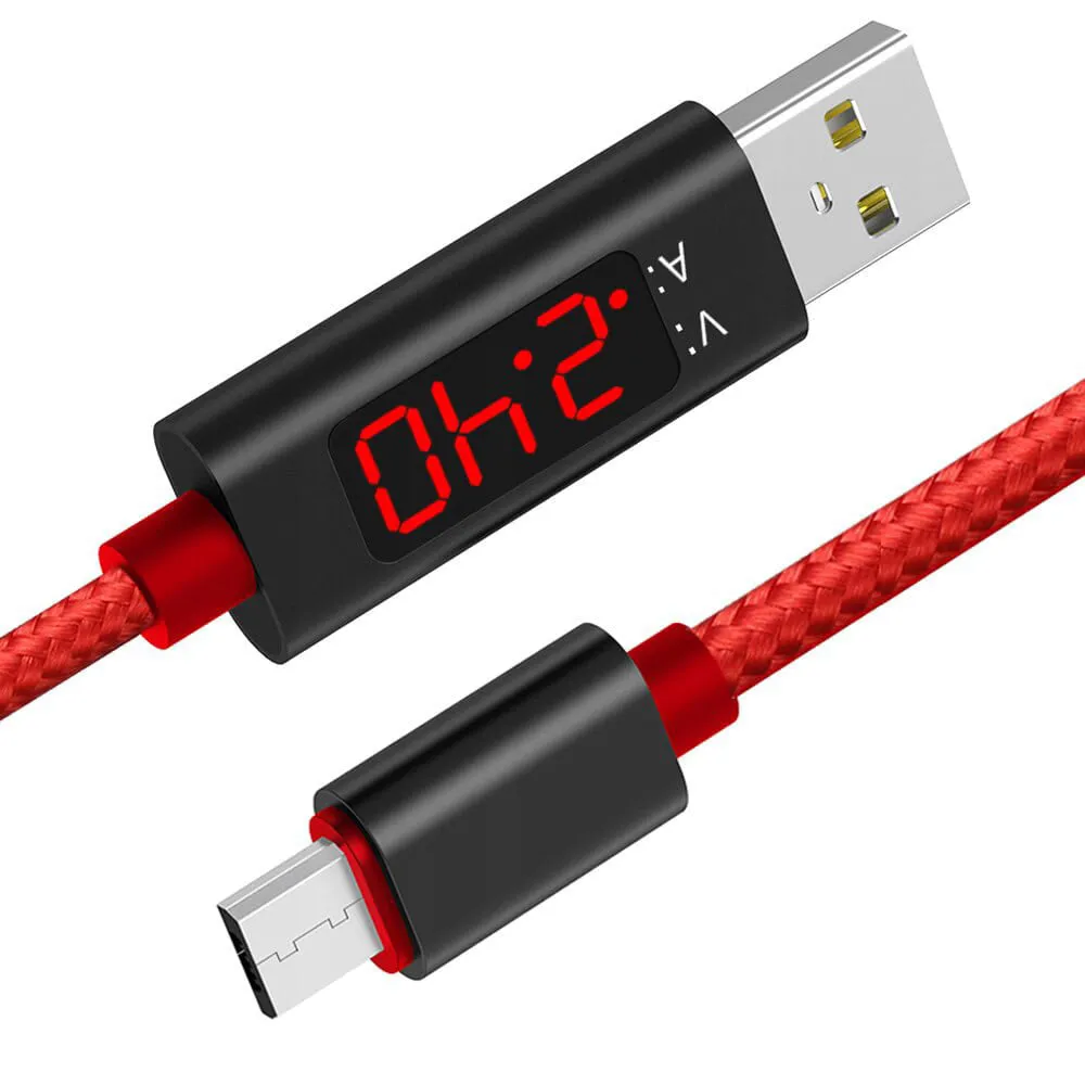 Kabel z Miernikiem Napięcia, Wzmacniany Oplotem