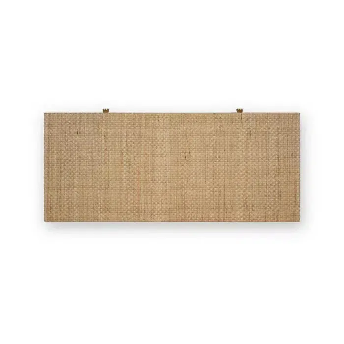 Kagu 3 Drawer Dresser Wrapped in Natural Rattan