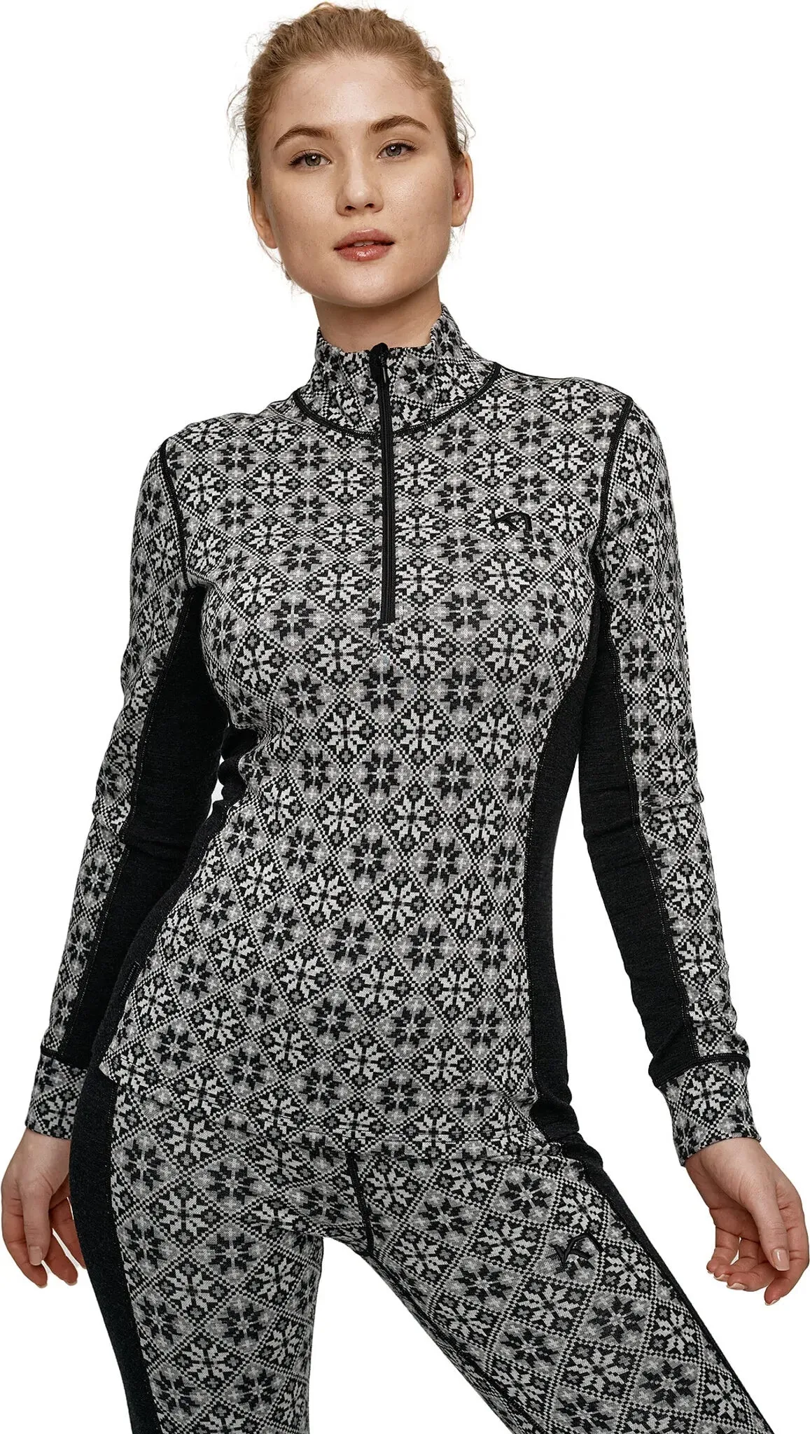 Kari Traa - Rose Half-Zip Baselayer Top 100% Merino