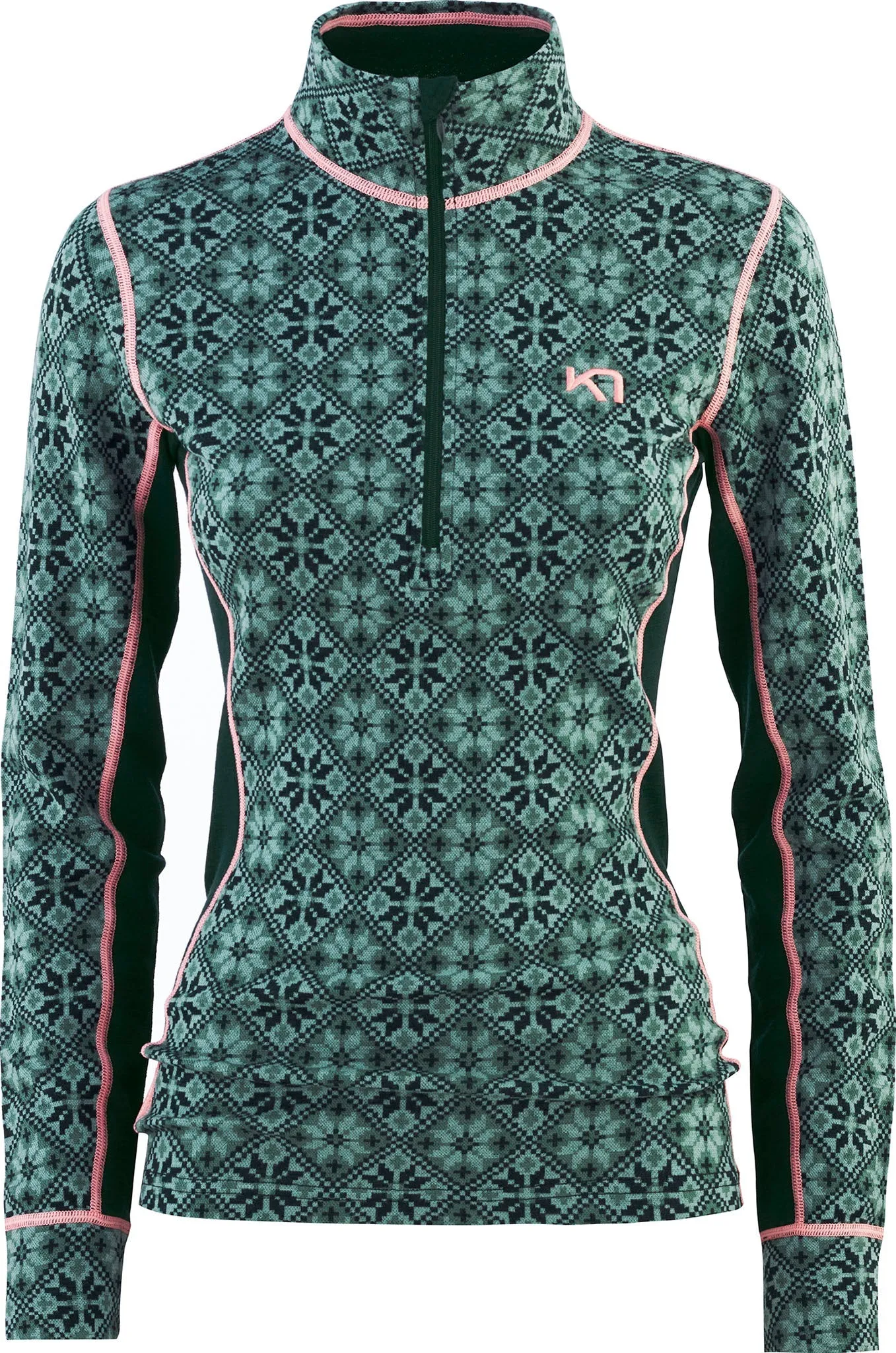 Kari Traa - Rose Half-Zip Baselayer Top 100% Merino