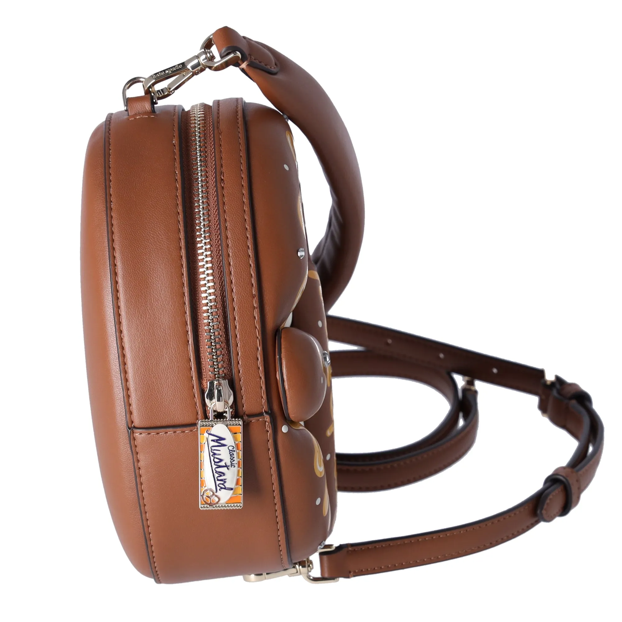 Kate Spade 3D NYC Pretzel Crossbody Brown Leather Bag KI974 Novelty