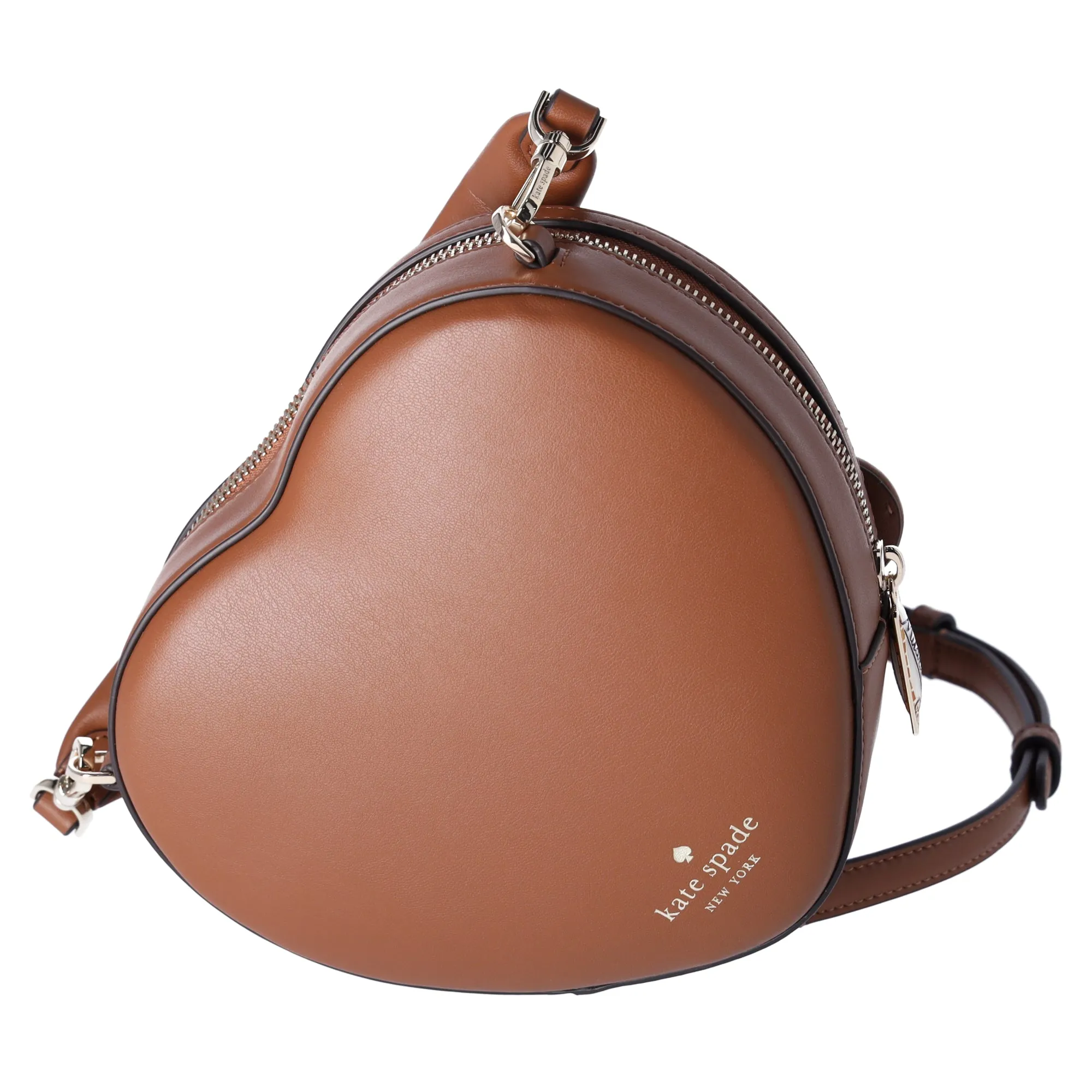 Kate Spade 3D NYC Pretzel Crossbody Brown Leather Bag KI974 Novelty