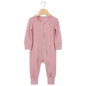 Kids Tales Baby Zipped Romper Sleepsuit - Dusty Pink