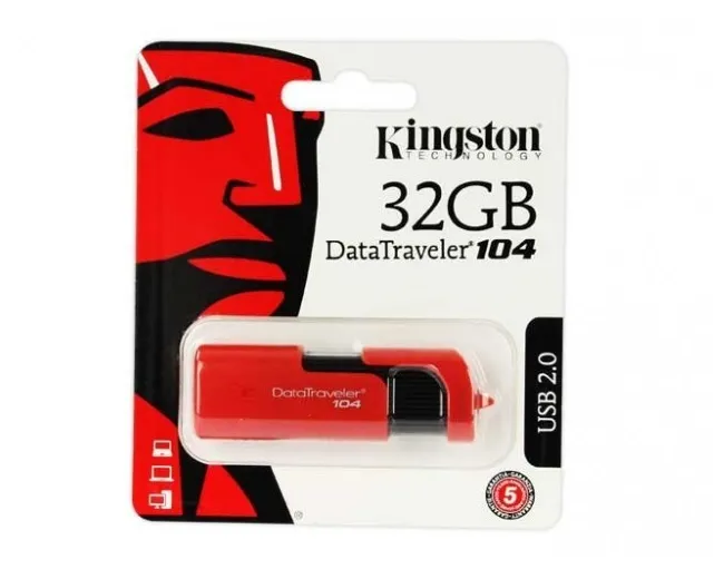 Kingston Dt 104 Memoria Flash 32 Gb Usb 2.0 Kc U1 Z32 6 Sr