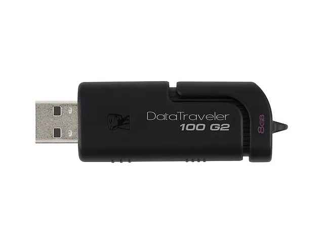 Kingston Dt100 G2/8 Gbz 8 Gb Data Traveler 100 G2 Negro