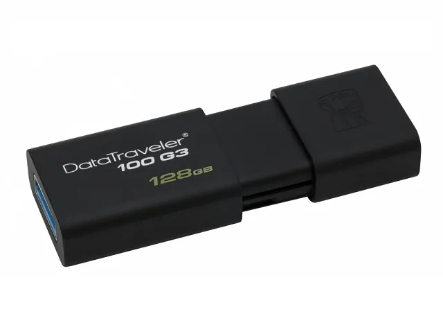 Kingston Dt100 G3 Memoria Usb 3.0, 128 Gb, Negra