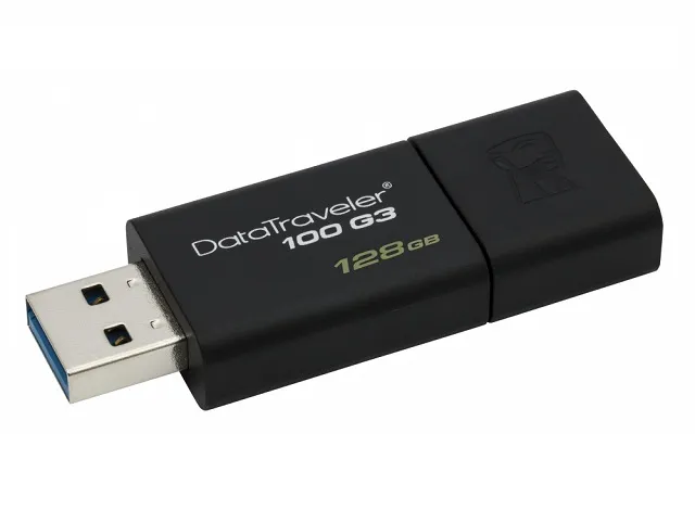 Kingston Dt100 G3 Memoria Usb 3.0, 128 Gb, Negra