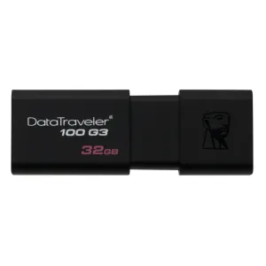 Kingston Dt100g3 Memoria Usb 3.0 32gb Negro
