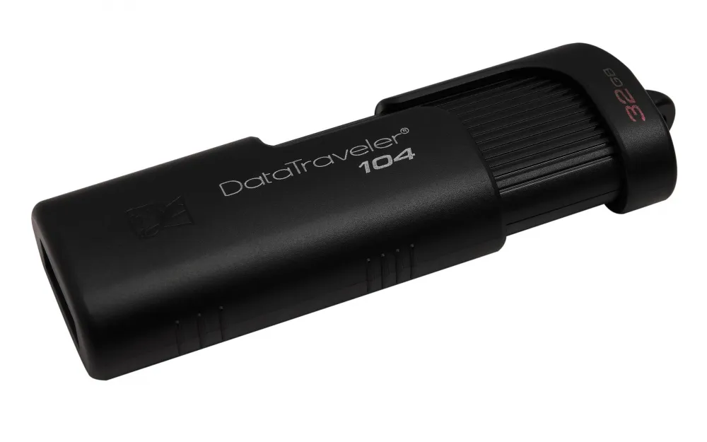 Kingston Dt104/32 Gb Memoria Usb Data Traveler 104, 32 Gb, Usb 2.0, Negro