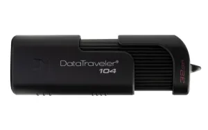 Kingston Dt104/32 Gb Memoria Usb Data Traveler 104, 32 Gb, Usb 2.0, Negro