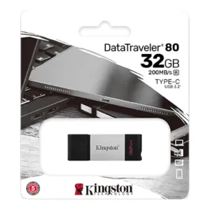 Kingston Dt80/256gb Memoria Flash 256 Gb Usb-C 3.2 Gen 1