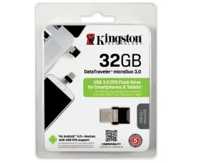 Kingston Dtduo3/32 Gb Memoria Usb 32 Gb Microduo Usb 3.0