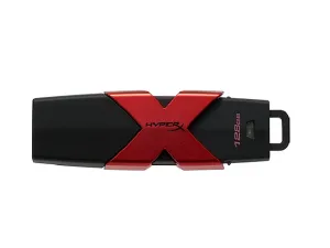 Kingston Hxs3/128 Gb Memoria Usb 3.0 Hyper X Savage, 128 Gb, Negro/Rojo