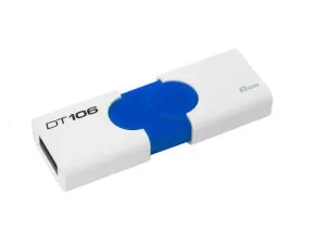 Kingston Kc U968 G 4 C6 B Memoria Usb 8 Gb Dt106 Data Traveler Azul