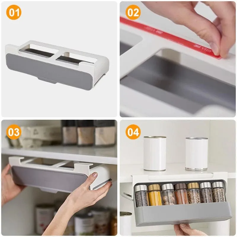 Kitchen Self-Adhesive Spice Organizer