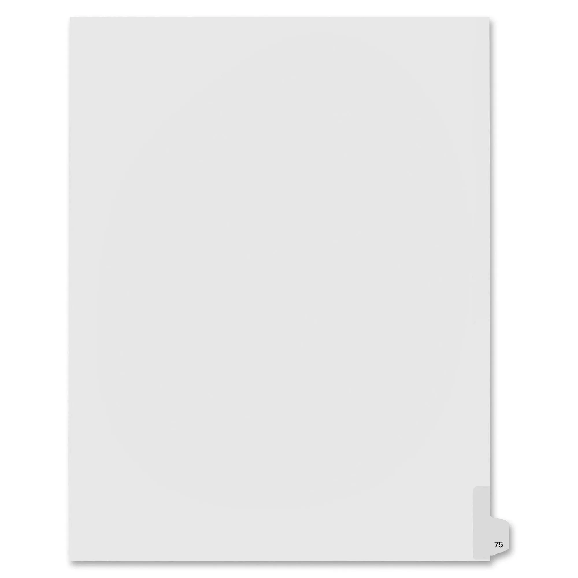 Kleer-Fax Numeric Laminated Tab Index Dividers