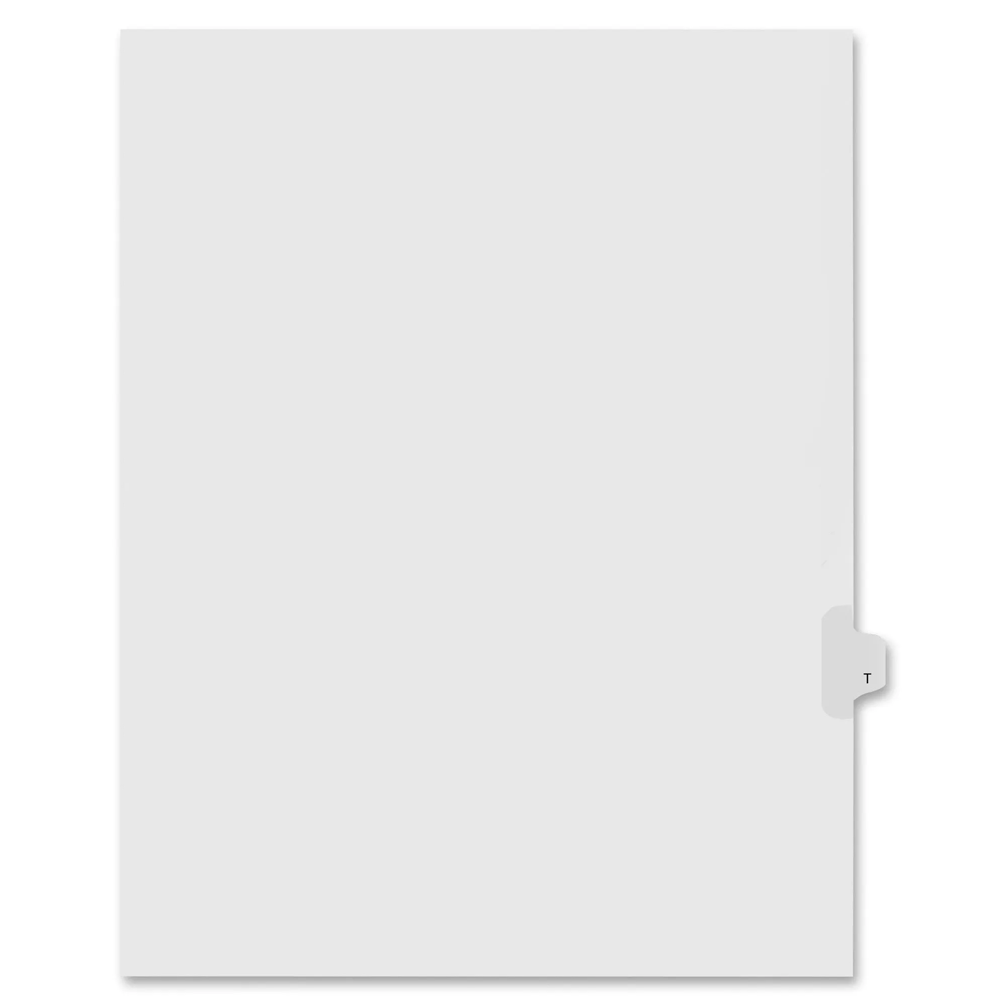 Kleer-Fax Preprinted Letter Side Tab Index Divider