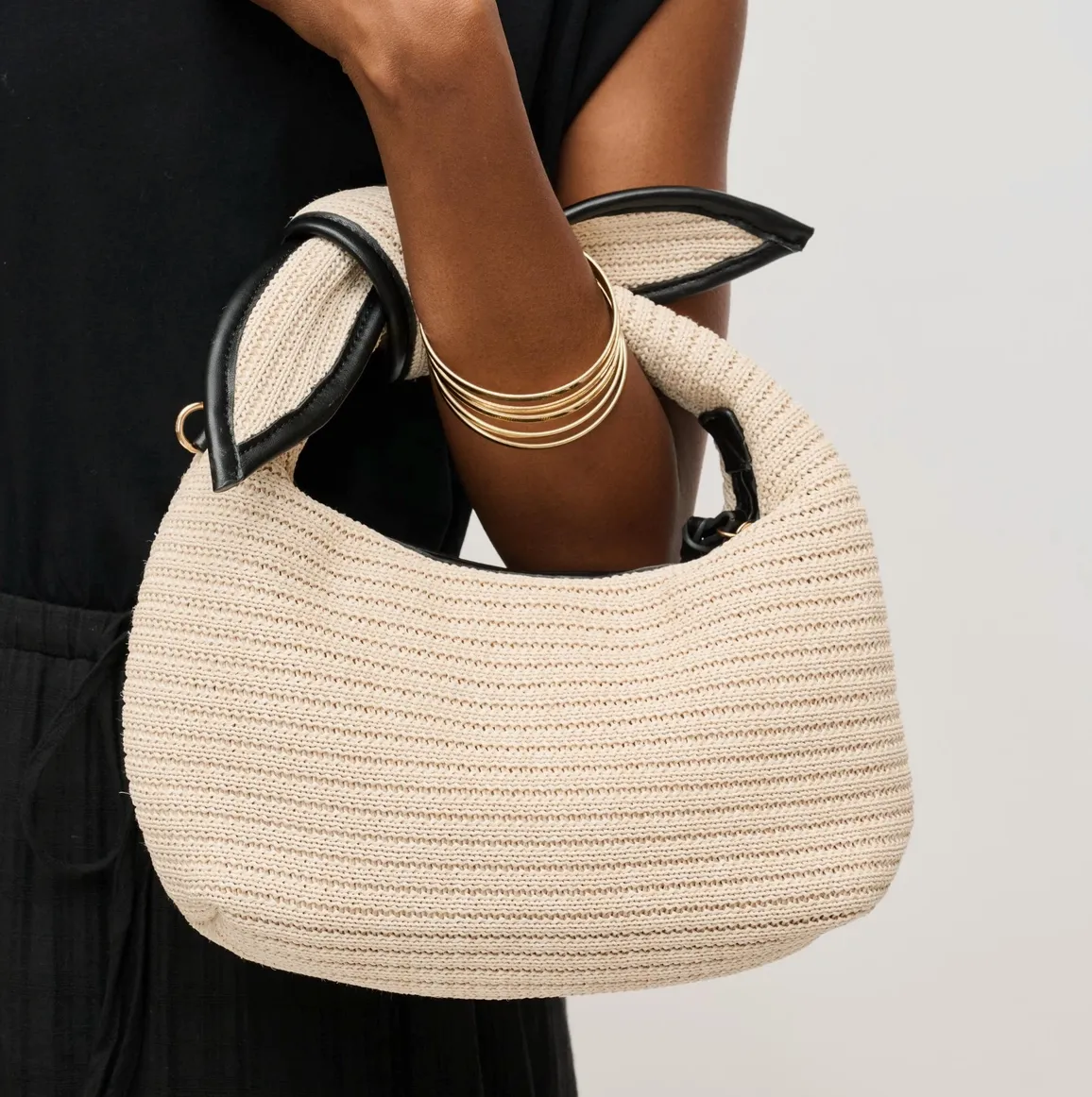 Knot Straw Handbag