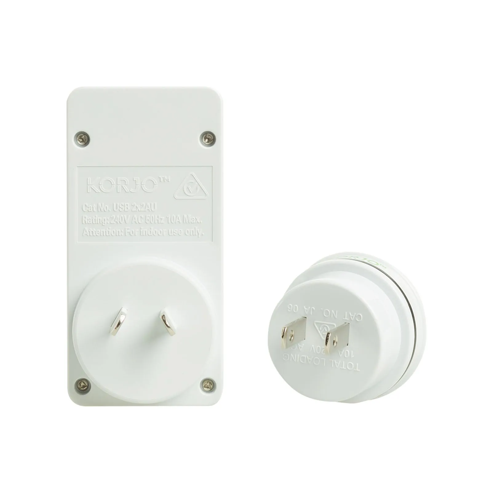 Korjo Travel Adaptor 2 USB Port Australia To Japan