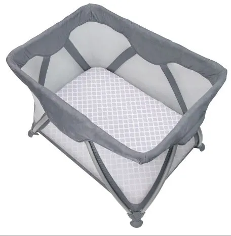Kushies Playpen Sheet - Purple Lattice