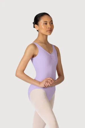 L0828L - Bloch Overture Odetta Sleeveless Pleat Womens Leotard