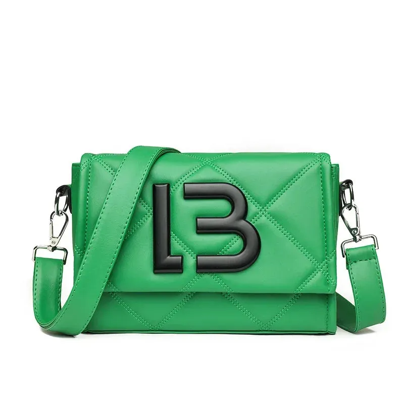 Ladies' Casual Bag Retro Lapel Messenger Wallet Luxurious Designer Handbag Checkered Envelope Shoulder Bag.