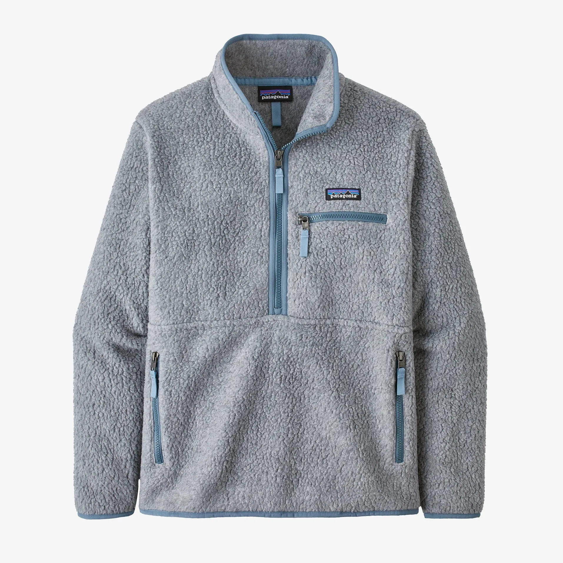 LADIES PATAGONIA RETRO PILE FLEECE MARSUPIAL - SALT GREY