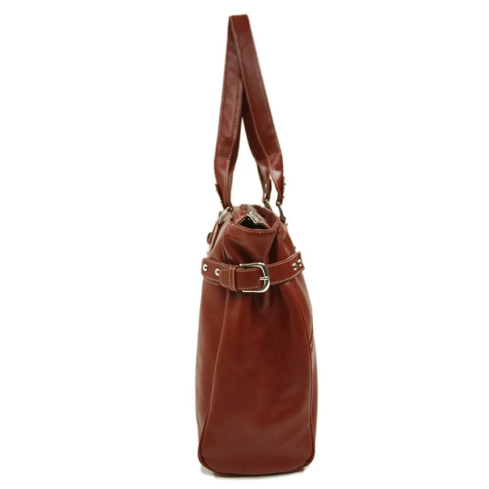 LARGE LADIES SIDE STRAP TOTE